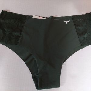 Pink by Victoria's Secret Panties Underwear NO SHOW LACE TRIM HIPSTER MEDIUM